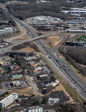 View of I-85